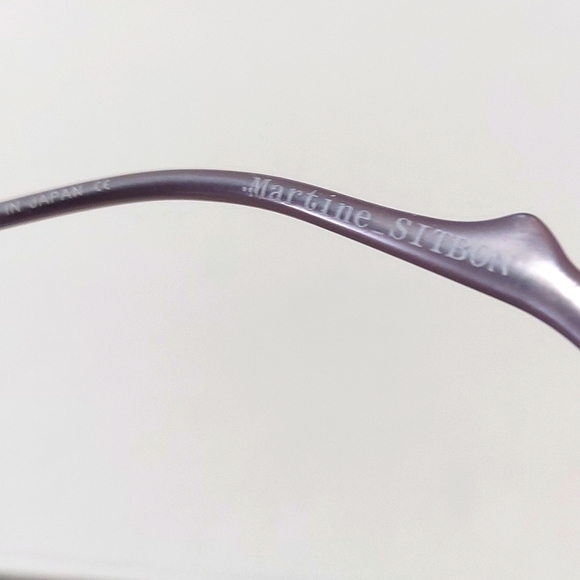 Martine Sitbon NWOT Unisex Silver/Lavender Frame With Same Lenses Sunglasses - Picture 9 of 10